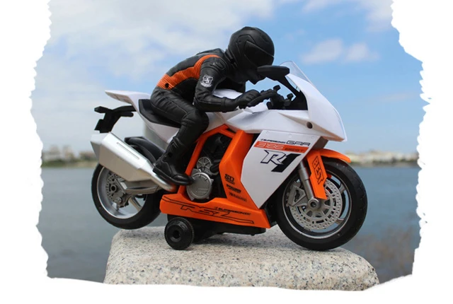 RC Motorcycle Toys Remote Controlled mini RC Motorcycle Super Cool Toy Stunt Car For Children Gift With light music rotation 6