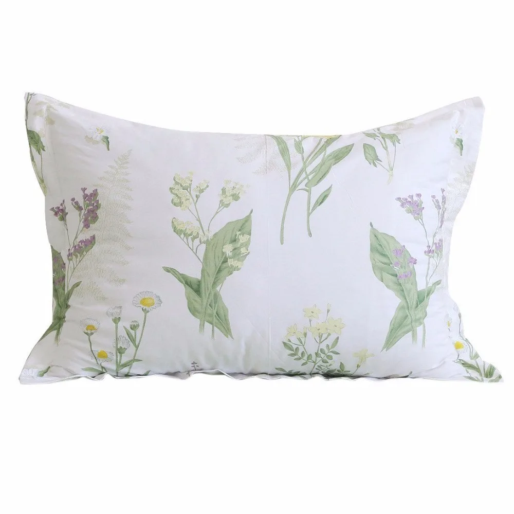 FADFAY Home Textile 100 Cotton Decorative Pillowcase Floral Print