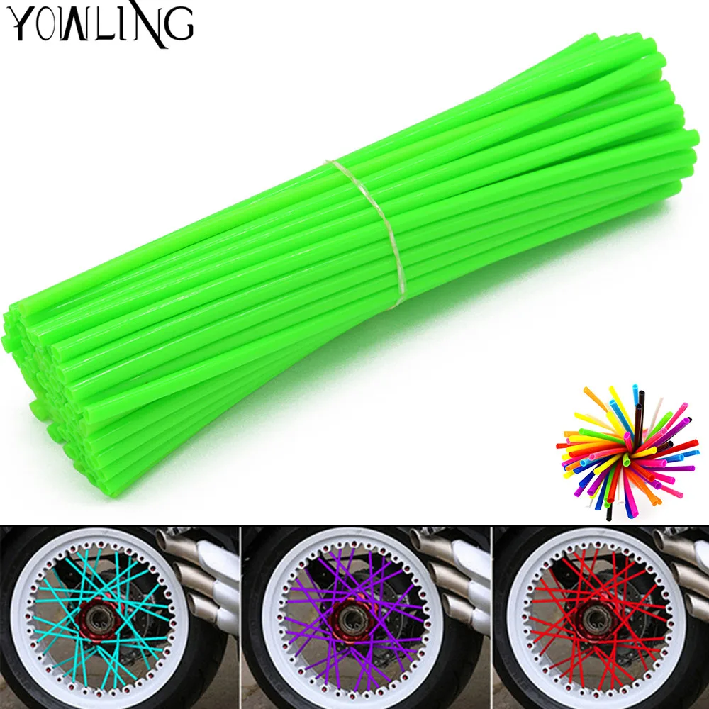 Dirt Bike Enduro Off Road Wheel RIM Spoke Skins covers for KTM 125 250EXC KX HONDA 125 SUZUKI 250 YAMAHA 450 WR250 YZ YZF WR 250