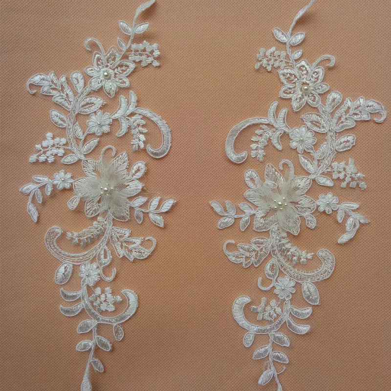 3d african lace fabric applique