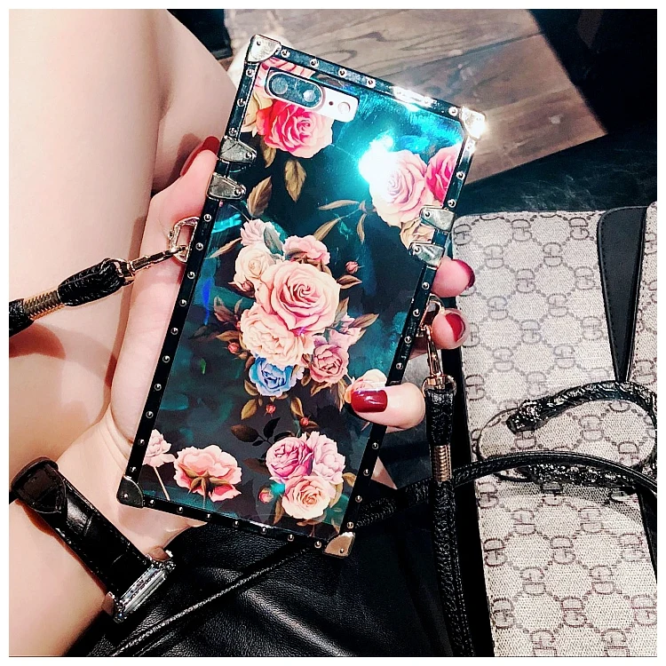 10 шт. Роскошный чехол для телефона с длинной цепочкой для iphone XS MAX XR 6 8 7 Plus