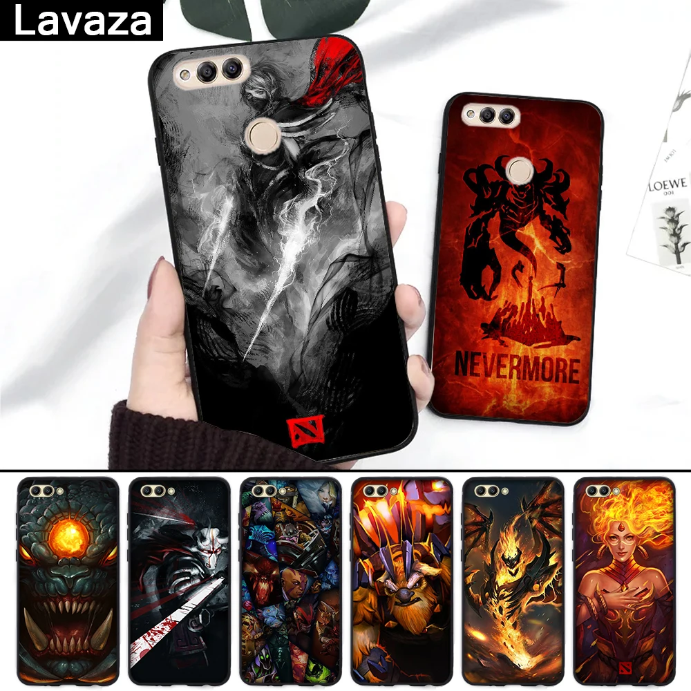 

Lavaza Shadow Fiend Dota 2 Silicone Case for Huawei Honor 6A 7A 3GB Pro 7X 8 Lite 8X 8C 9 Note 10