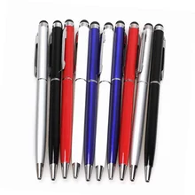 10 шт. 2 в 1 стилус для сенсора гелевые чернила Шариковая ручка для iPhone 4 4S iPad XJ66
