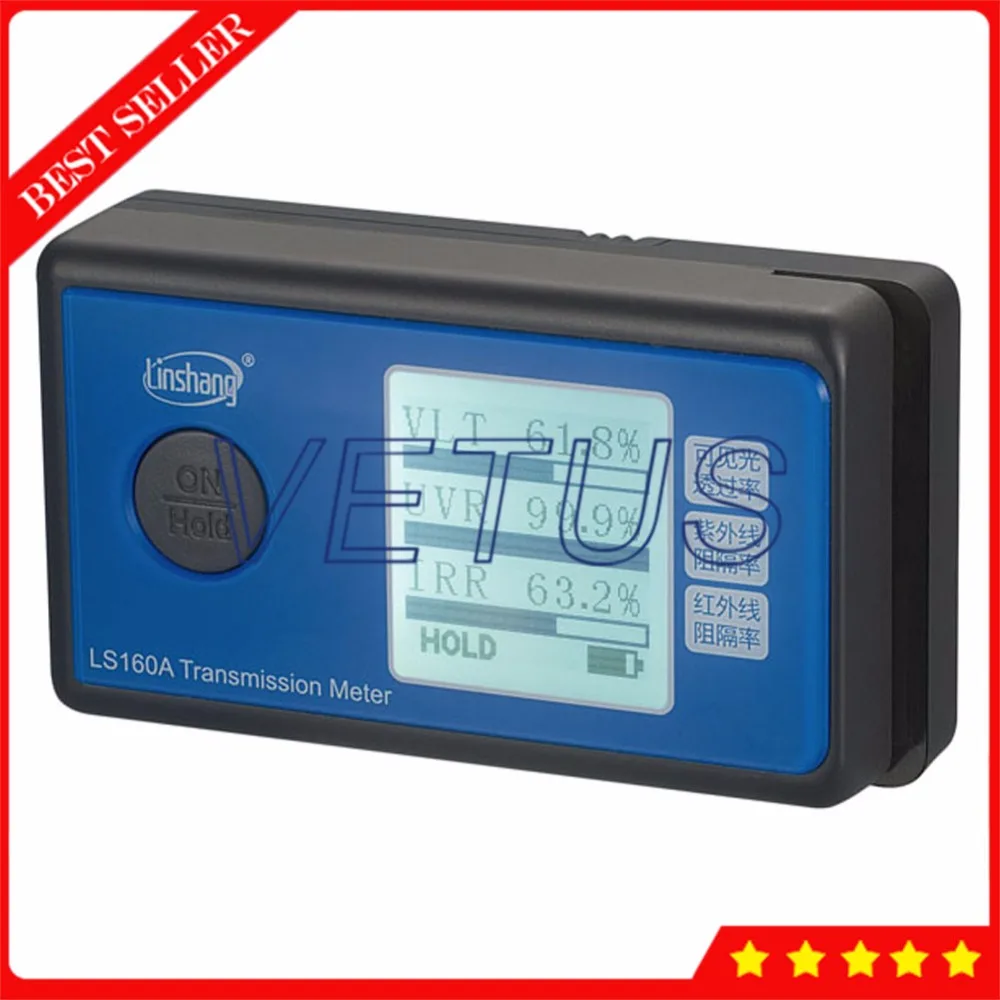 

LS160A Three function in ONE device Portable Transmission Meter Solar Film Tester with UV IR Light Transmittance Measurement