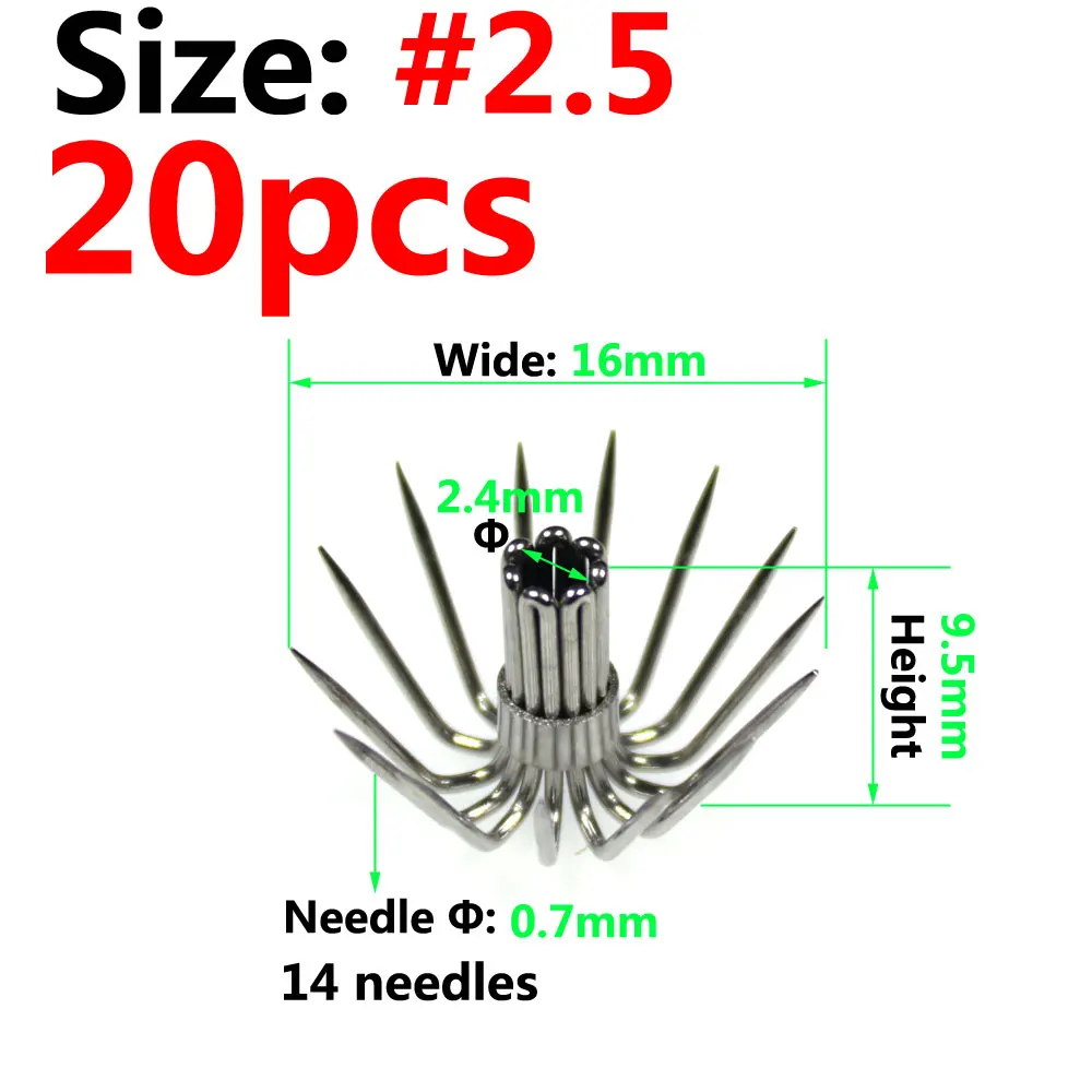 20pcs size 2o5 Bimoo 20 шт#2~#4,5 крючок для наживки крючок Деревянная Приманка в виде креветки DIY настенные крючки в виде зонтиков - Цвет: 20pcs size 2o5