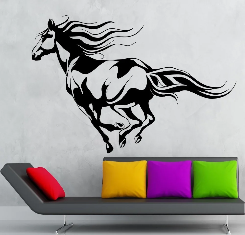 Horse Wall Sticker Decal Posters Vinyl Wall Art Decals Decoration Decal