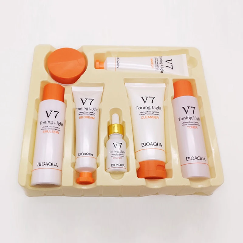 Bioaqua New V7 Cleansing Lotion Lazy Facial Seven-piece Skincare Moisturizing Facial Care Set Bioaqua New V7 Cleansing Lotion Lazy Facial Seven-piece Skincare Moisturizing Facial Care Set