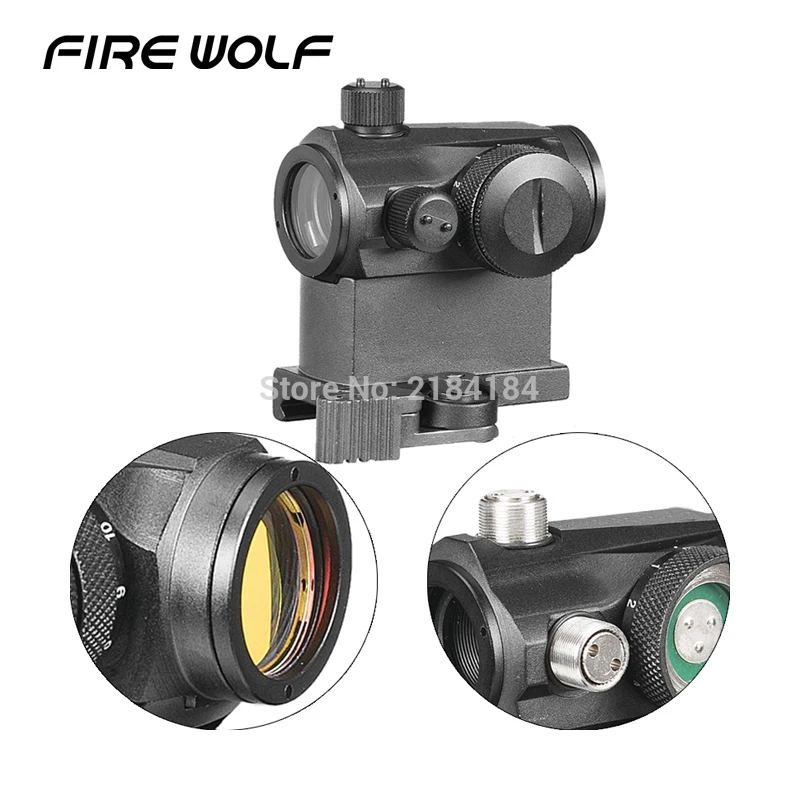 

Mini 1x22 Rifescope Sight Illuminated Sniper Red Dot Sight With Quick Release Red Dot Scope Mount For Hunting Air