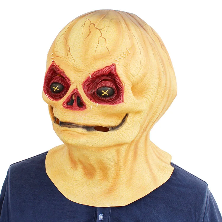 Scary Skull Full Face Latex Masks Funny UFO Alien Mask Halloween Horror Mascara Cosplay Mask For Halloween Easter Party Props