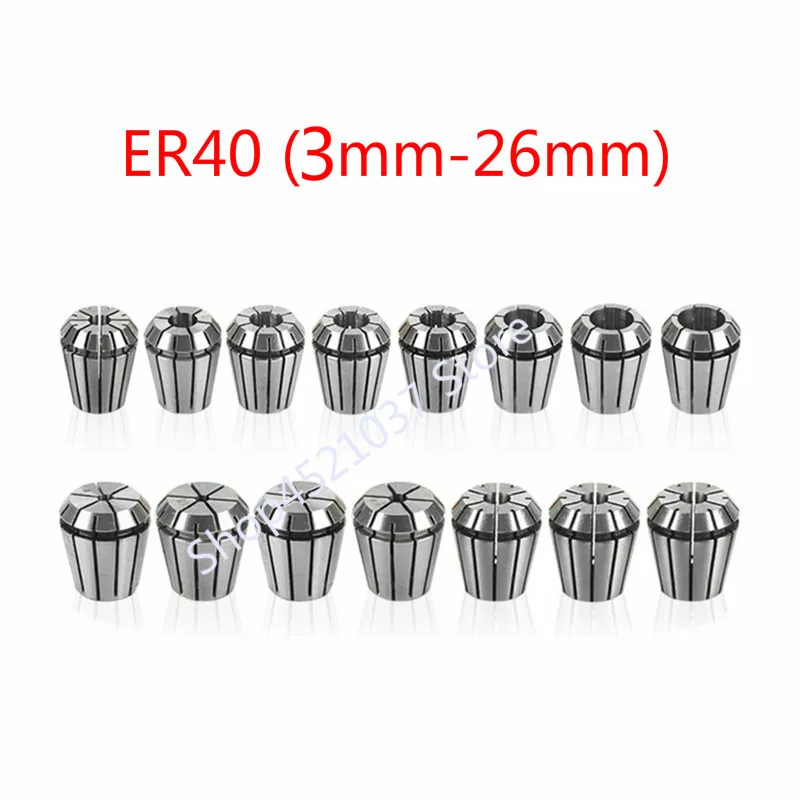 

24pcs ER40 Collet Set Range from 3mm to 26mm