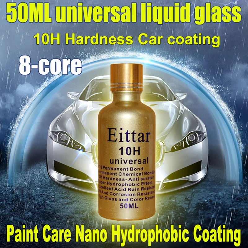 

10H 8-core Car Oxidation Liquid Ceramic Coat Super Hydrophobic Glass Coating Polysiloxane Nano materials Care Multicolor paint
