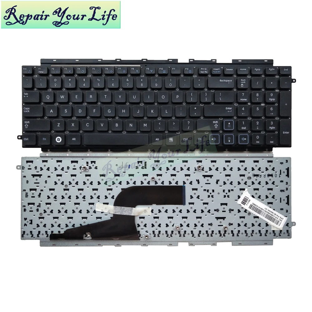 Оригинальная клавиатура RC710 US для Samsung NP RC711 английская ноутбука 9z.