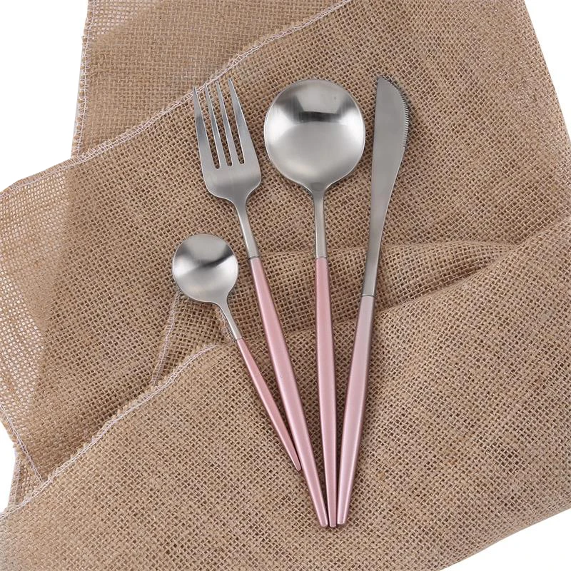 pink cutlery set  (14)