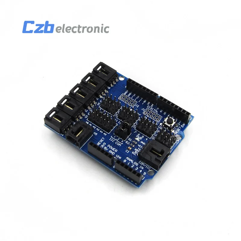 HX09D017 Sensor Shield V4.0 V4 Digital Analog Module Expansion Development Board for DIY Kit For Arduino UNO(2)