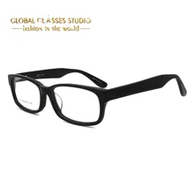 Мужской женский черный кошачий глаз пластина оправа для очков GA3004