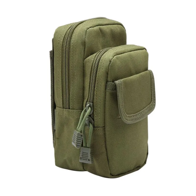 Bolsas do Telefone ao ar Livre Tático Militar Nylon Molle Utilidade Diversos Equipamentos Bolsa Fanny Cintura Móvel 600d Edc 6 Esporte e Lazer