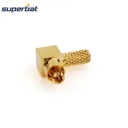 Superbat MC-Card штекер угловой обжимной разъем для RG174, RG316 кабель Goldplated ptfe