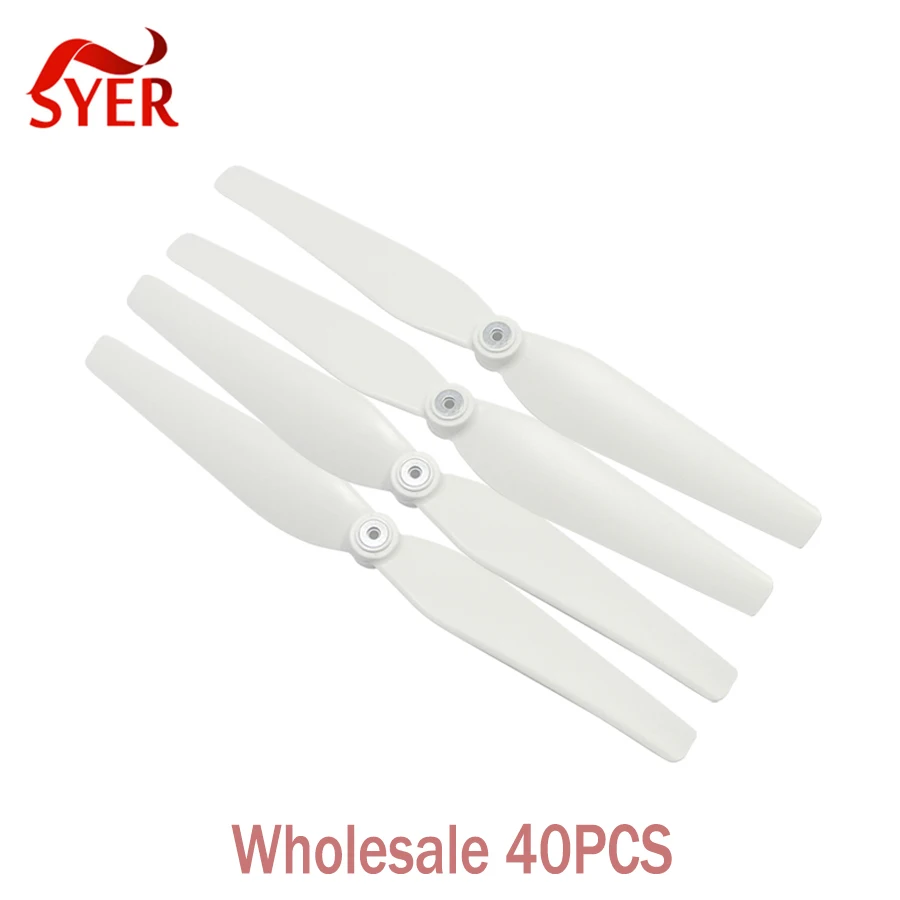 

Wholesale 40PCS 4 Colors Blades Propellers Spare Parts for Syma X8 X8C X8C-1 X8W X8G RC Quadcopter Drone