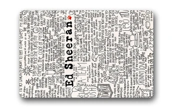 

Free Ship 2015 Home Decoration Custom Doormats Bedroom Cushion Famous Ed Sheeran Carpets Bathroom Rugs #DM-425