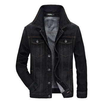 

New cotton outerwear jean jacket men Slim Fit Casual With Coats Men Fashion