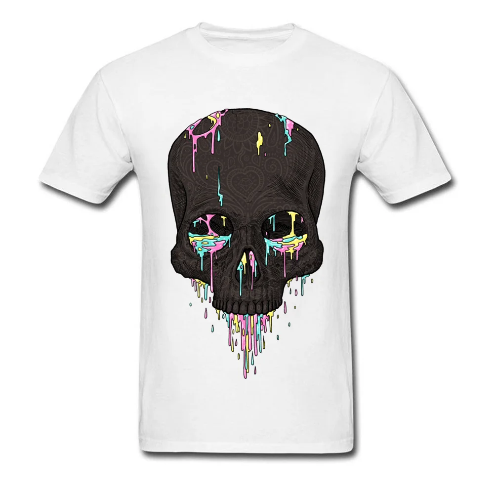 Summer Candy Drips Men's T Shirt 2018 Discount Father Day Short Sleeve O Neck 100% Cotton T Shirt Birthday Tshirts Candy Drips white
