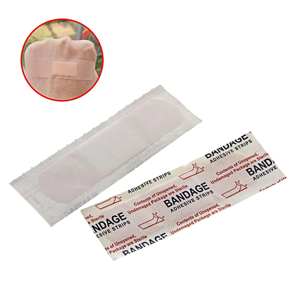 50pcs Adhesive Bandage PE Waterproof Breathable Band Aid Wound