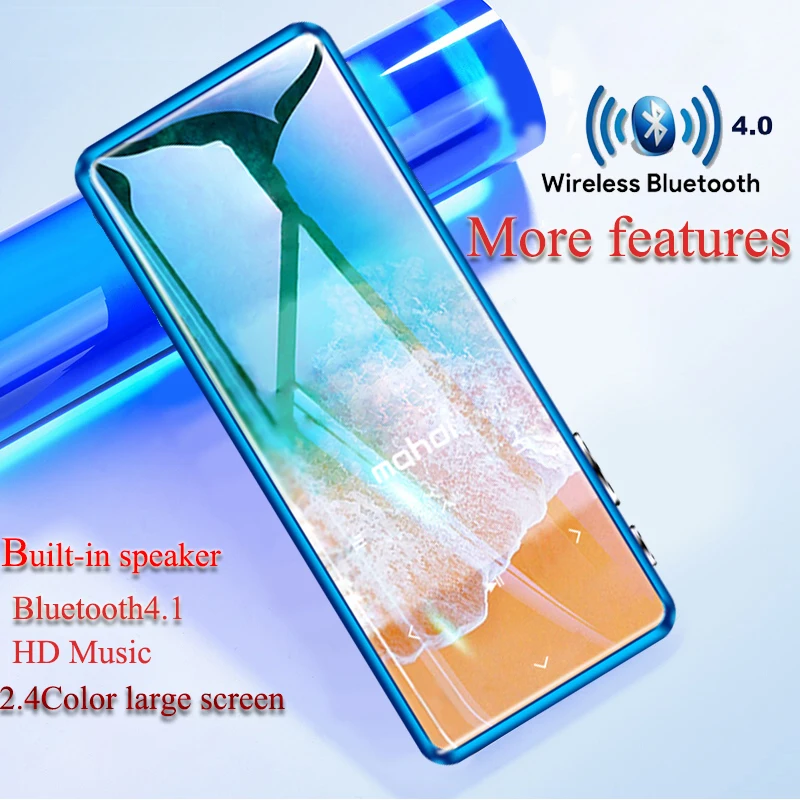 

Original imported 2.4 inch color screen Bluetooth 4.0 mp4 player support recording FM radio speaker media MP4 video player