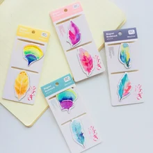 1 набор, Простые Красочные веерные магнитные закладки для книг, маркеры для страниц, канцелярские принадлежности, школьные канцелярские принадлежности, скрепки