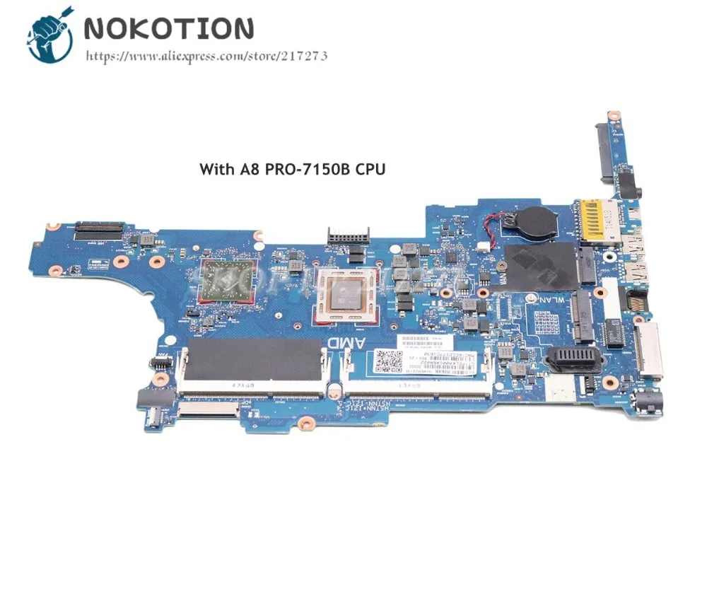 Материнская плата NOKOTION 802542-601 802542-001 768795-001 для ноутбука HP 745 G2 845 A8 PRO-7150B CPU DDR3 |