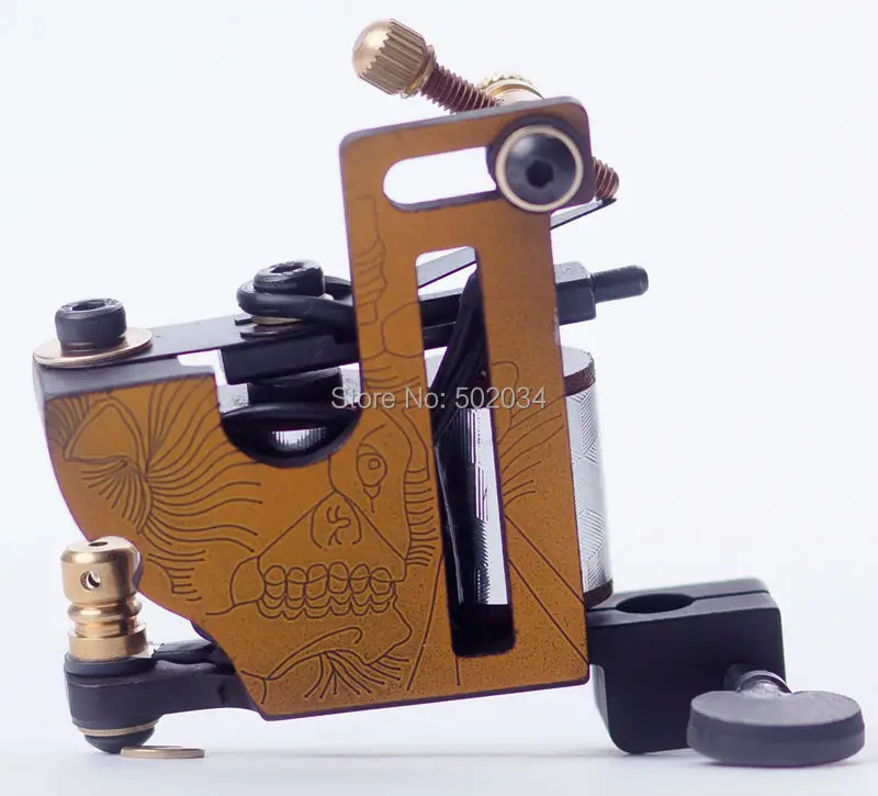 

Freeshipping Pro Iron Tattoo Machine gun with 12 Wrap Coils for Shader supply set MIO01 Supplies