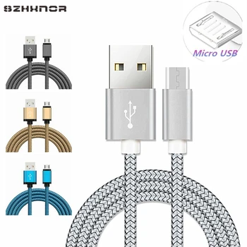 Chargeur Micro USB 2016/2017, 1m/2m, charge rapide pour Samsung Galaxy S2/S3/S4/S6/S7/Edge/Note 4/5/J2/J3/J5/J7/Xiaomi/htc