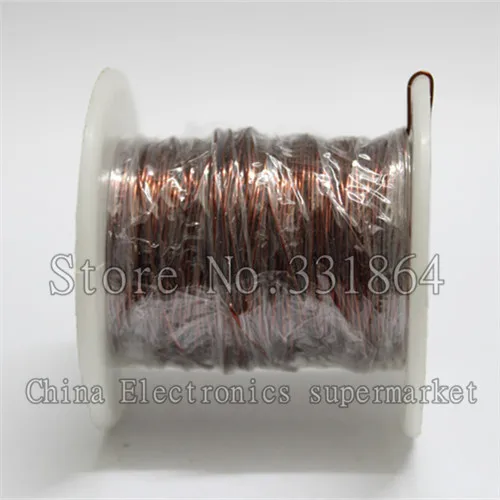 

20m Free Shipping 0.5mm enameled wire QZ-2-130 new polyurethane enamelled round copper winding wire High-temperature wire