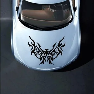 

PERSONALIZED Phoenix Car Stickers Hood Head Side Door Body Sticker Flame Garland Decal Waterproof Mural Vinyl 6 Colors