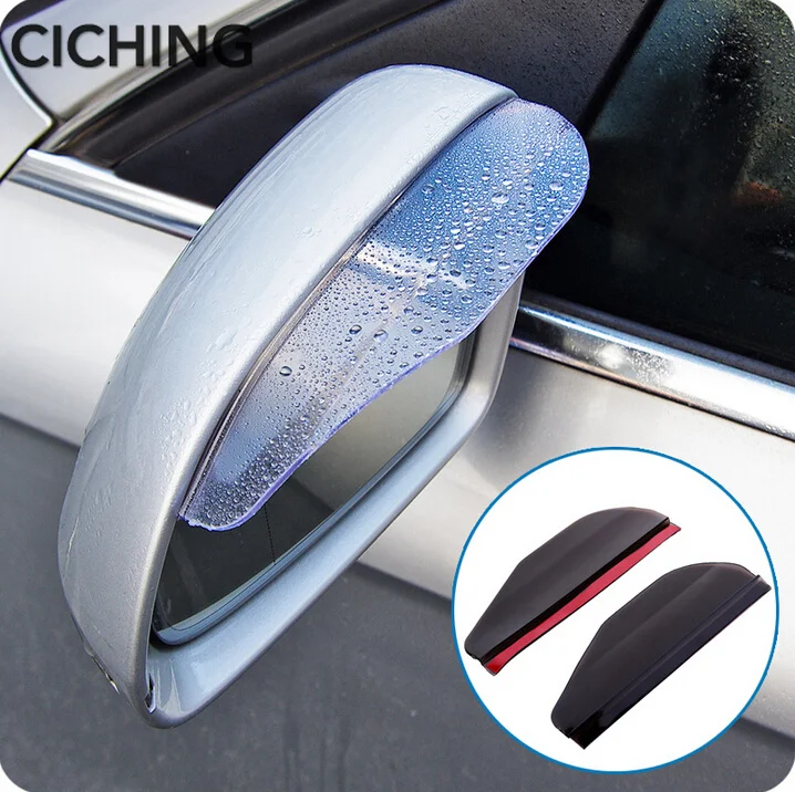 

2pcs PVC Car rain eyebrow Cover Accessories for Dacia duster logan sandero stepway lodgy mcv 2 dokker Auto Accessories