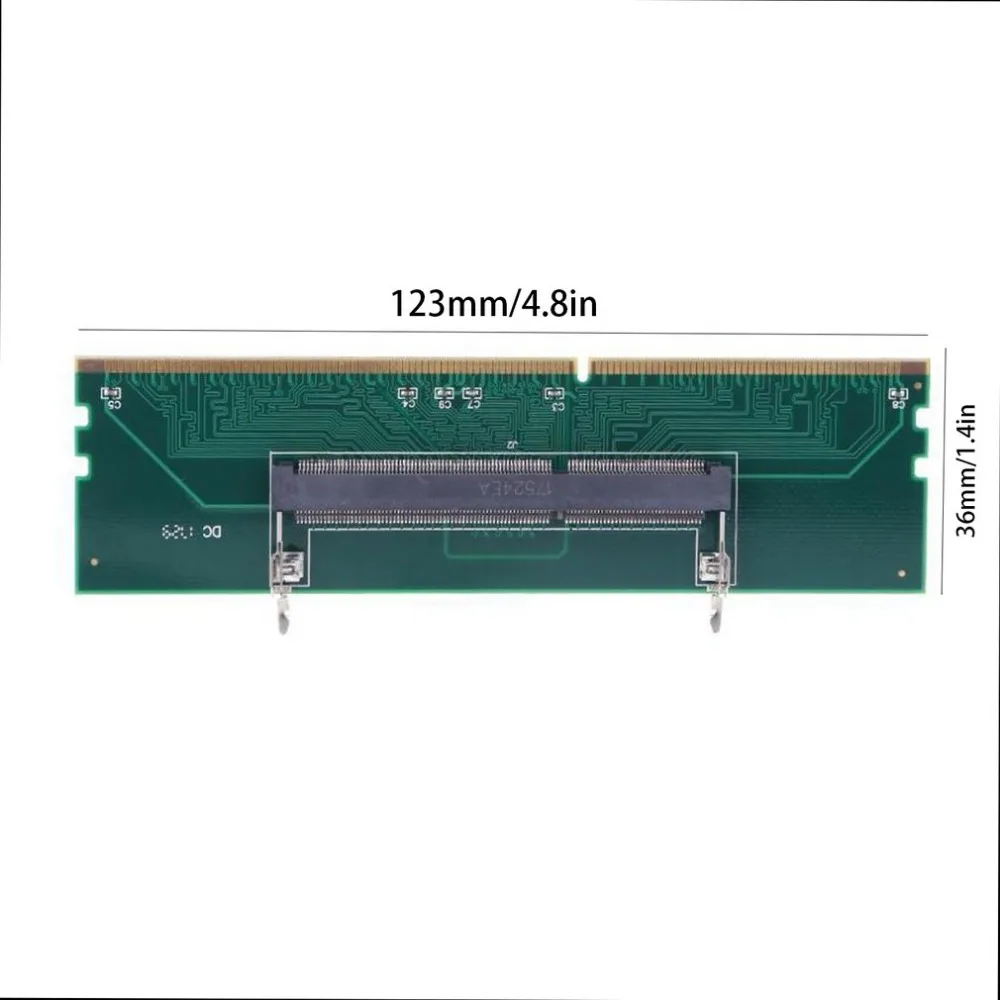 DDR3 ноутбук памяти для рабочего стола Разъем для карты памяти адаптер карты 240 до 204P SO-DIMM до DIMM адаптер памяти компьютер аксессуар