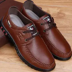 AECBUY из натуральной кожи обувь для мужчин, Zapatos De Hombre Cuero Genuino De Vaca 7PNXXPa6