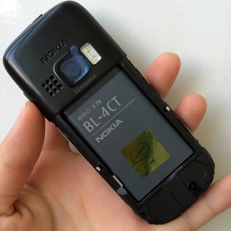 Восстановленное Nokia 6303 Classic 3MP мобильного телефона 6303c телефона русский иврит арабский клавиатура