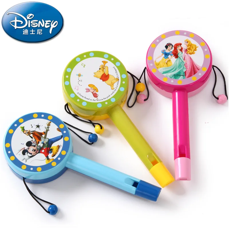 

Disney baby toys toy musical instrument Mickey Minnie rattle baby rattle baby drum tambourine music instrument toy gift