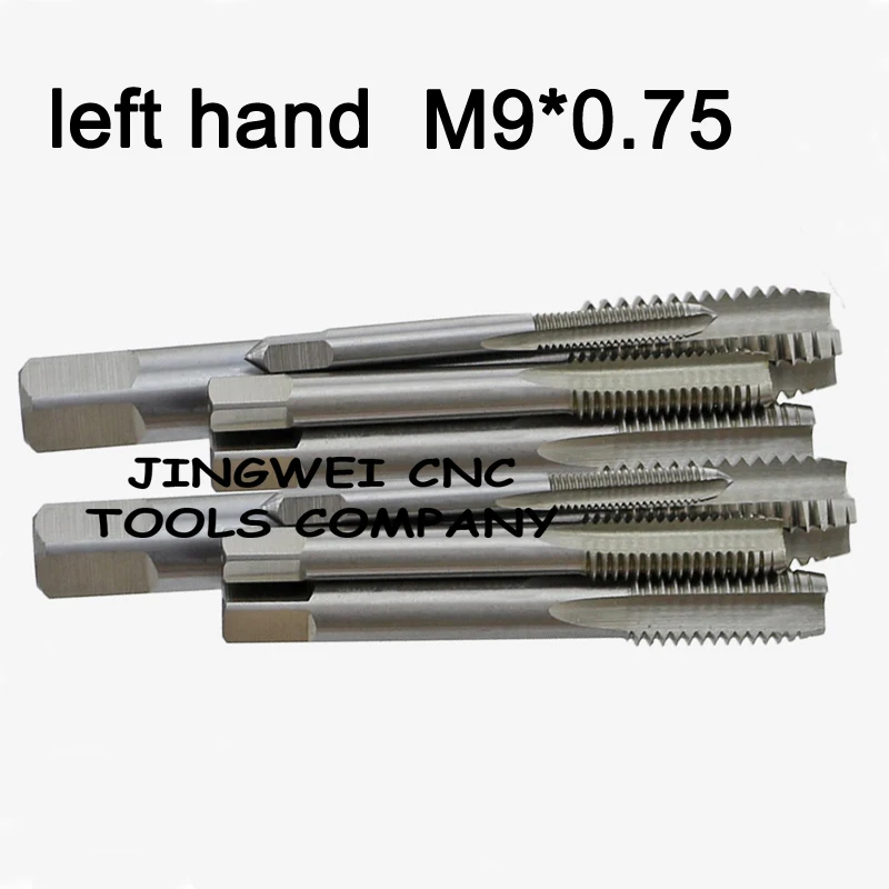 HSS Left Hand Thread tap M9*0.75, left screw thread tap, left machine