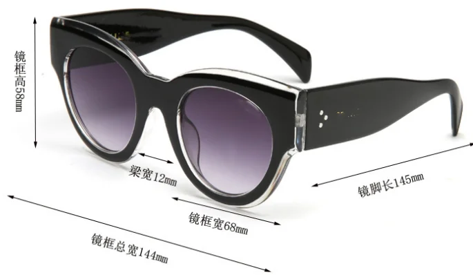 Ladies womens mens designer sunglasses new york brands made in italy sun glasses predator 400uv protection oval shape sunglasses