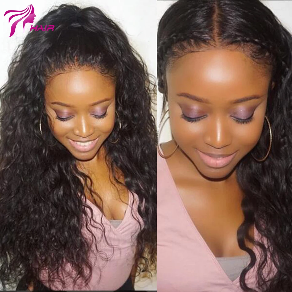 curly lace front wig