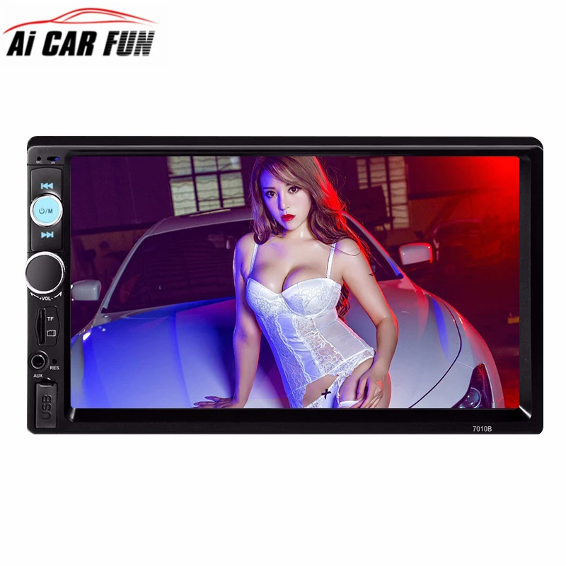 

Universal 2 Din Car DVD Double Din Car Video Player Touch Screen Panel Car Audio Player 7010B Support FM/MP5/USB/AUX/Bluetooth