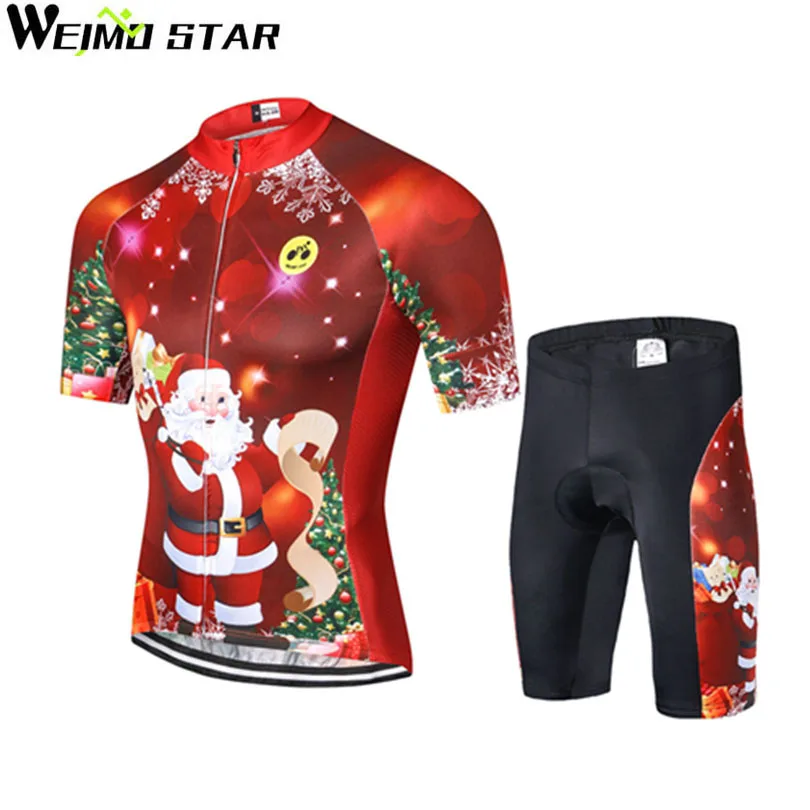 christmas bike jersey