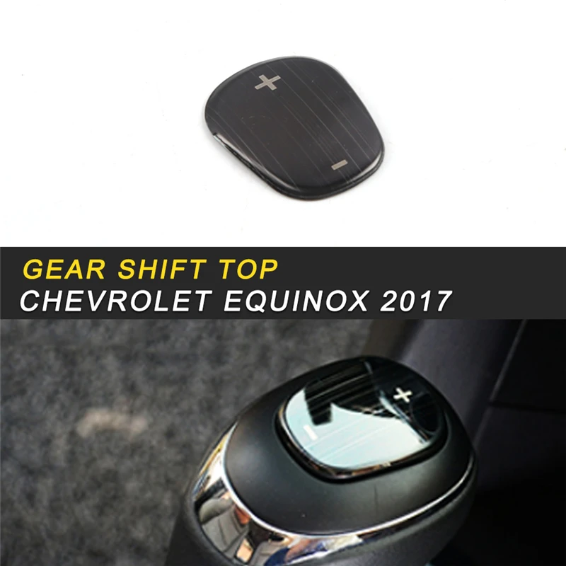 

Gear Shift Top Cover Frame Trim Sticker Interior Accessories for Chevrolet Equinox 2017 Car Styling