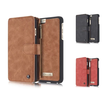 

Men Women Phone Wallet Card Holder Genuine Leather Wallet Clutch Bag For iPhone X 8 7 6s 6 Plus Phone Cases For iphone 5 5S SE