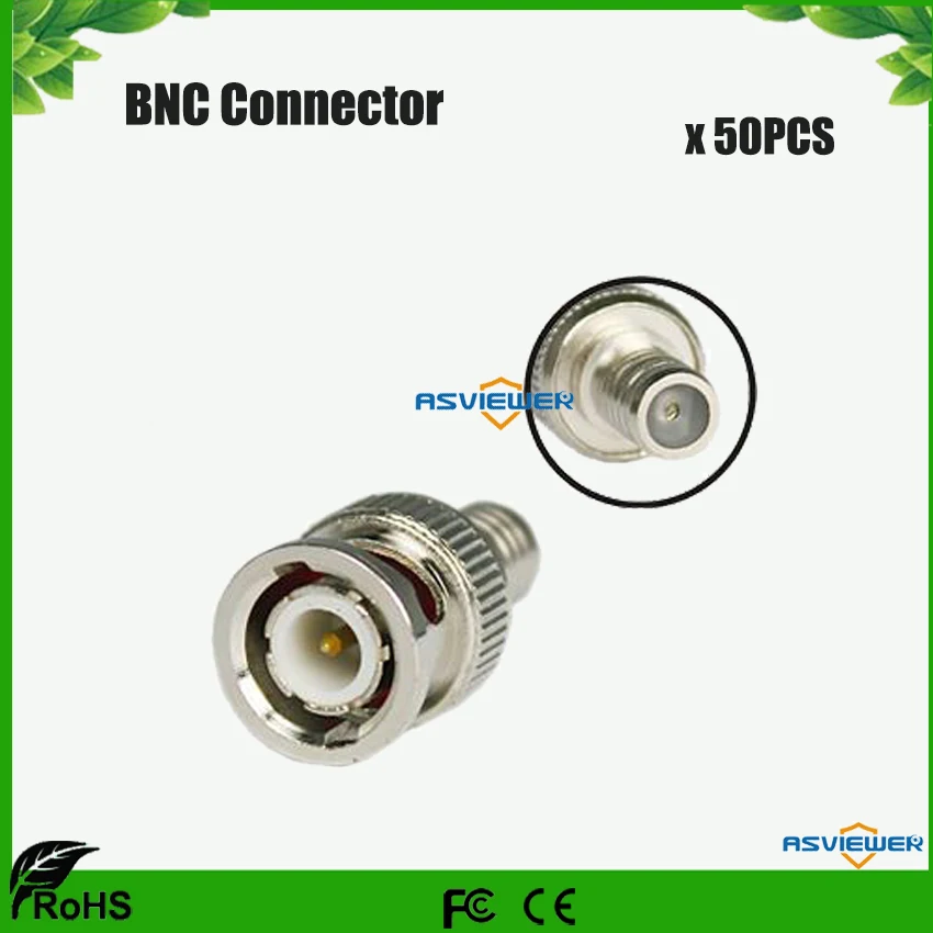 

Male BNC Crimp-On Connector RG59 50pcs/Lot