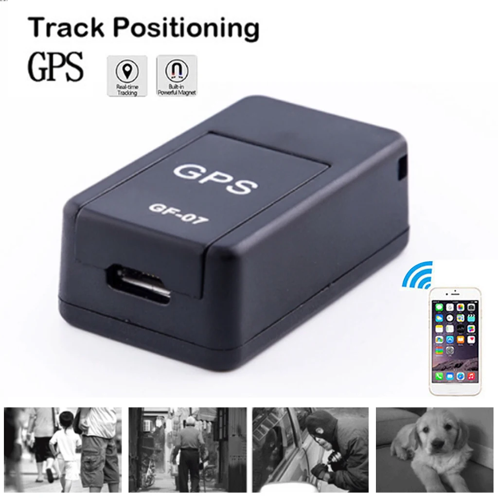 

Mini GF-07 GPS Trackers SOS Tracking Devices Trackers Locator Systems Anti-Lost Recording for Vehicle Car Child Location