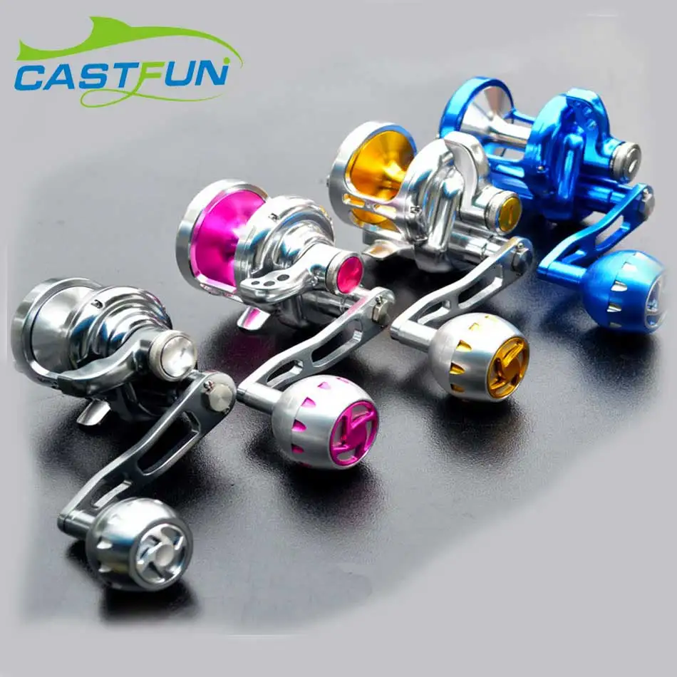 

Castfun 9BB+2RB Trolling Reel Slow Jigging Trolling Aluminium Alloy Full Metal Reel Boat Wheel Boat Fishing Drum