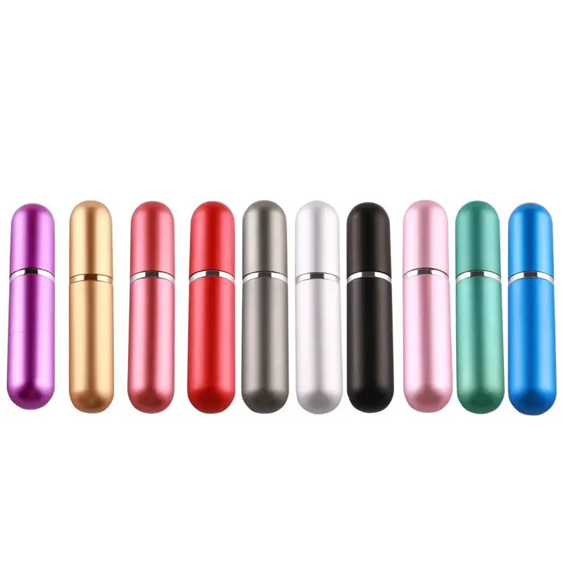 

5ml Portable Mini Refillable Perfume Bottle With Spray Scent Pump Empty Cosmetic Containers Spray Atomizer Bottle For Travel New