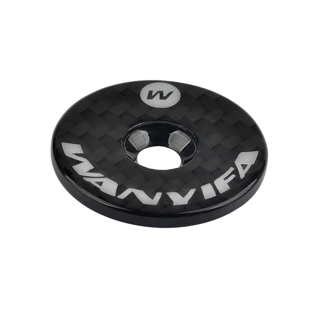 Wanyifa Carbon Fiber Bicycle Headset Caps Mountain Bike Cycling MTB 32